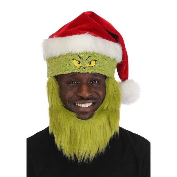 Dr. Seuss Grinch Santa Adult Costume Hat | Dr. Seuss Accessories