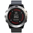thumbnail image 1 of CIMAXIC Simple Watch Shell Useful Watch Protective Case Chic Watch Frame Watch Accessories Compatible for Garmin Fenix 5x (Silver Ring, Black Letter),1.85"X1.85"X0.08", 1 of 5