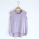 thumbnail image 1 of Blusa de pijama de manga corta para mujer, lisa, informal, a la moda, con cuello redondo, sin mangas, para dormir, pijamas para mujer, 1 of 5