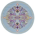 thumbnail image 2 of SAFAVIEH Bellagio Rio Floral Wool Area Rug, Light Blue/Multi, 7' x 7' Round, 2 of 11