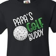 thumbnail image 4 of Inktastic Papa's Golf Buddy with Golf Ball Youth T-Shirt, 4 of 5