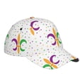 thumbnail image 3 of Balery Mardi Gras Carnival1 Baseball Cap For Women Men,Adjustable Size For Running Workouts And Outdoor Activities All Seasons, 3 of 9