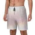 thumbnail image 2 of Gaeub Glitter Light Pearl Mens Swim Trunks Stretch Beach Shorts Quick Dry for Men Swim Shorts Swimwear with Pockets- Medium, 2 of 9