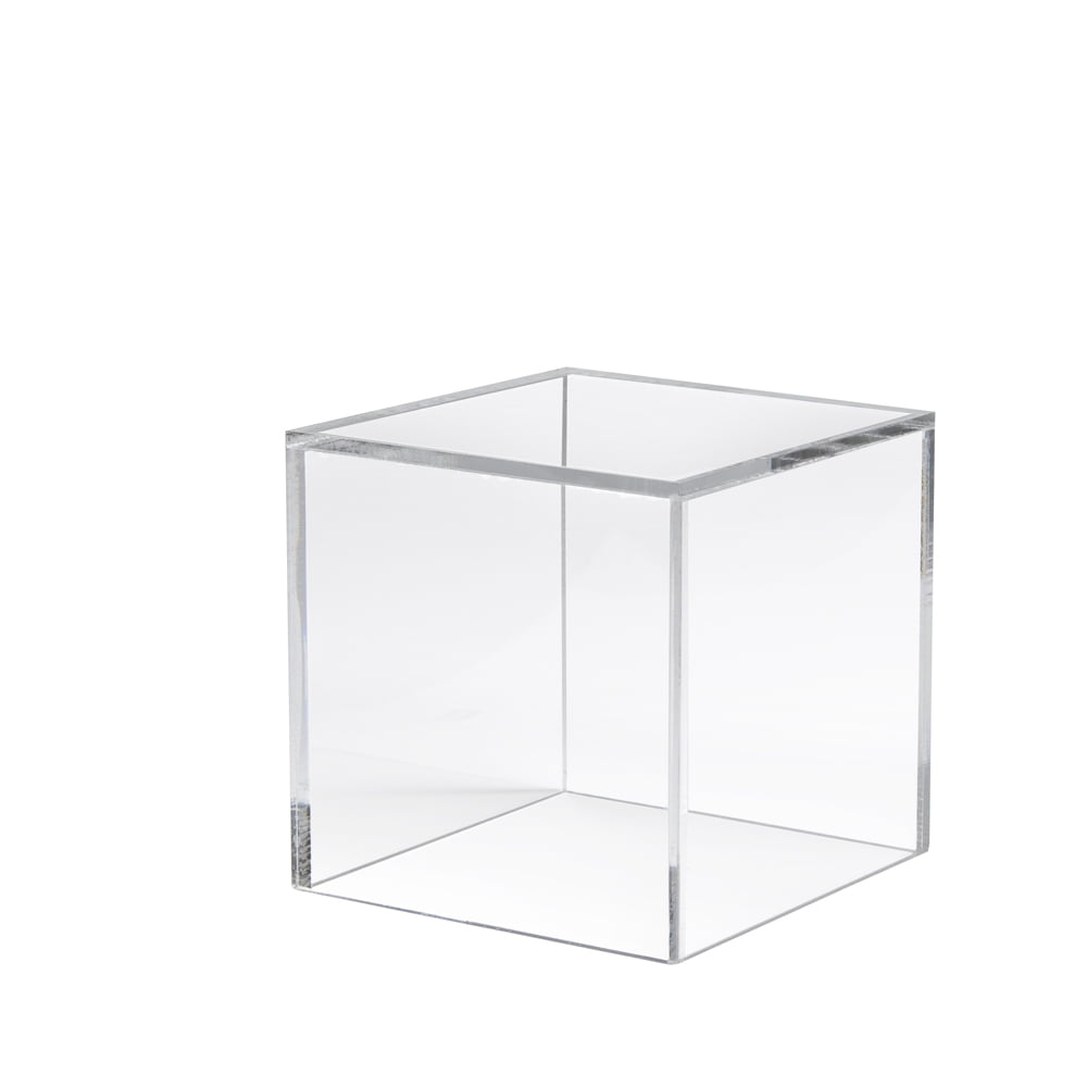 Small Clear Acrylic Counter Top 6 in. Square Display Cube (Pack of 12