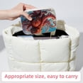 thumbnail image 6 of Octopus Velvet Portable Jewelry Organizer Box with Removable Compartment - Earring Holder and Gift Jewelry Box, 6 of 7
