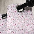 thumbnail image 4 of Ambesonne Cartoon Grommet Curtain, Loveable Bunnies Faces, 50" x 54", Pale Pink Pink, 4 of 6