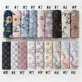 thumbnail image 3 of Square Flower Print Hijab Soft Headscarf Premium Cotton Voile Soft Handkerchief Scarf, 3 of 7