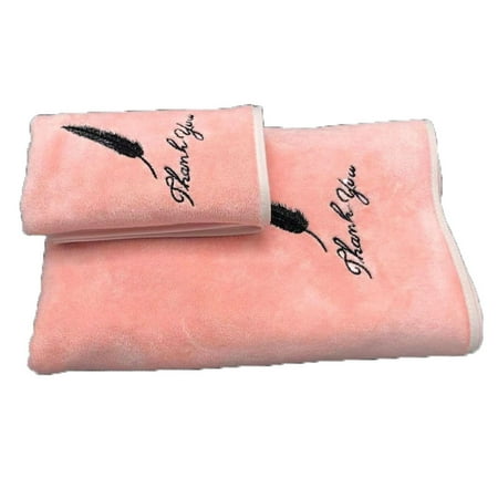 

iTemer 2 Pack Large Microfiber Hair Towel - Quick Drying Ultra Absorbent Anti Frizz for Long Curly Straight or Color Treated Hair for Women Red