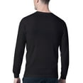 thumbnail image 2 of Men's Starter Black Utah Hockey Club Half Puck Graphic Long Sleeve T-Shirt, 2 of 2