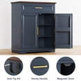 thumbnail image 4 of FAGAGA 36" Kitchen Buffet Cabinet with Storage Door , Farmhouse Wood Sideboard with Drawer for Kitchen, Dining Room, Reception Room | Cherry, 4 of 9