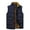 blue, variant on LEEYNEER Men‘s Water Resistant Sherpa Lined Puffer Vest Winter Thick Warm Outdoor Work Padded Lightweight Vest Hiking Sleeveless Down Jacket