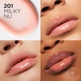 thumbnail image 2 of L'Oréal Paris Plump Ambition Hyaluron Lip Oil 24HR Care Lip Gloss with Hyaluronic Acid, Milky Nu, 0.16 fl oz, 2 of 12
