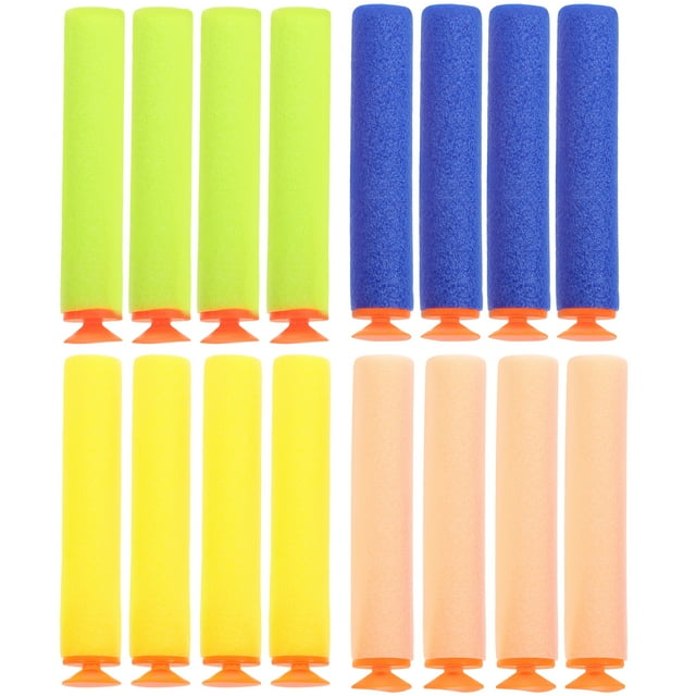 100 puntas de dardos de EVA de 7,2 cm y 4 colores surtidos para pistolas de juguete infantiles de la serie War Game (multicolor)