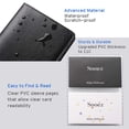 thumbnail image 4 of Tarjetero Sooez Leather con capacidad 240 (negro), 4 of 7