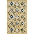 thumbnail image 4 of SAFAVIEH Evoke Charlotte Floral Geometric Area Rug, Gold/Ivory, 3' x 5', 4 of 6