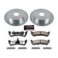 thumbnail image 3 of PowerStop Rear Z36 Truck & Tow Carbon-Fiber Ceramic Brake Pad and Drilled and Slotted Rotor Kit Fits: FORD Select Models K1770-36, 3 of 9