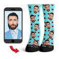 thumbnail image 2 of Function - Custom Valentine's Day Heart Pattern Fashion Socks, 2 of 8