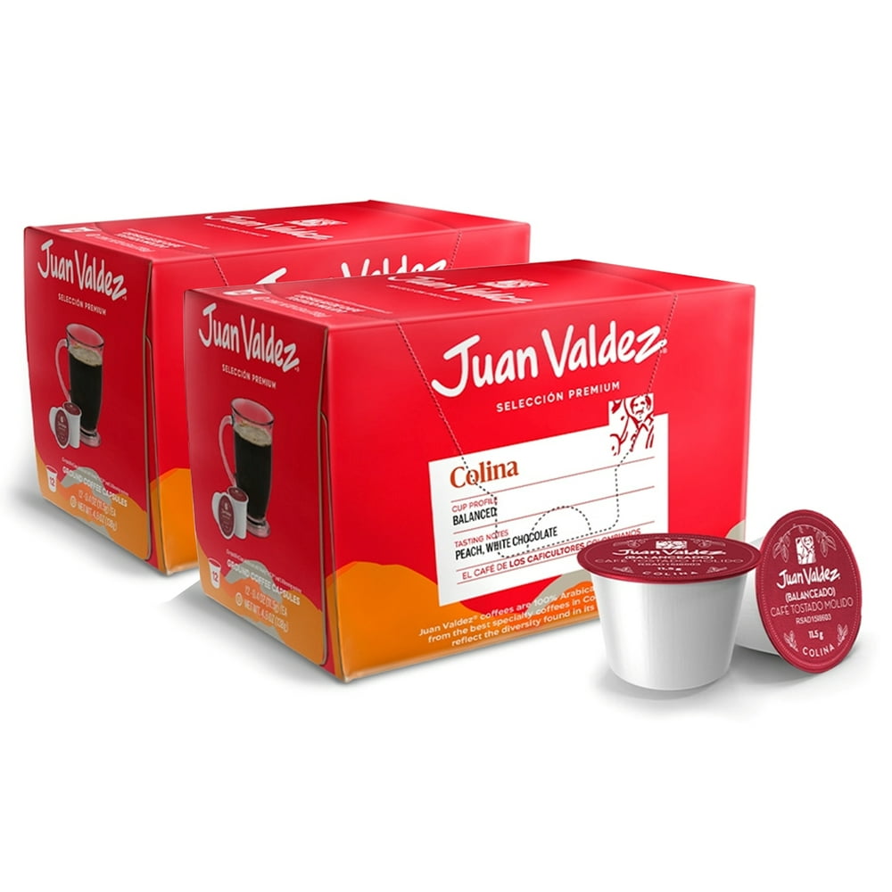 Juan Valdez Colina Medium Roast Colombian Coffee, 24