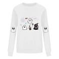 thumbnail image 4 of Riecok Plus Size Sweatshirts for Women Halloween Ghost Print Pullover Long Sleeve Spooky Season Crewneck Tops Holiday Fall Outfit, 4 of 4