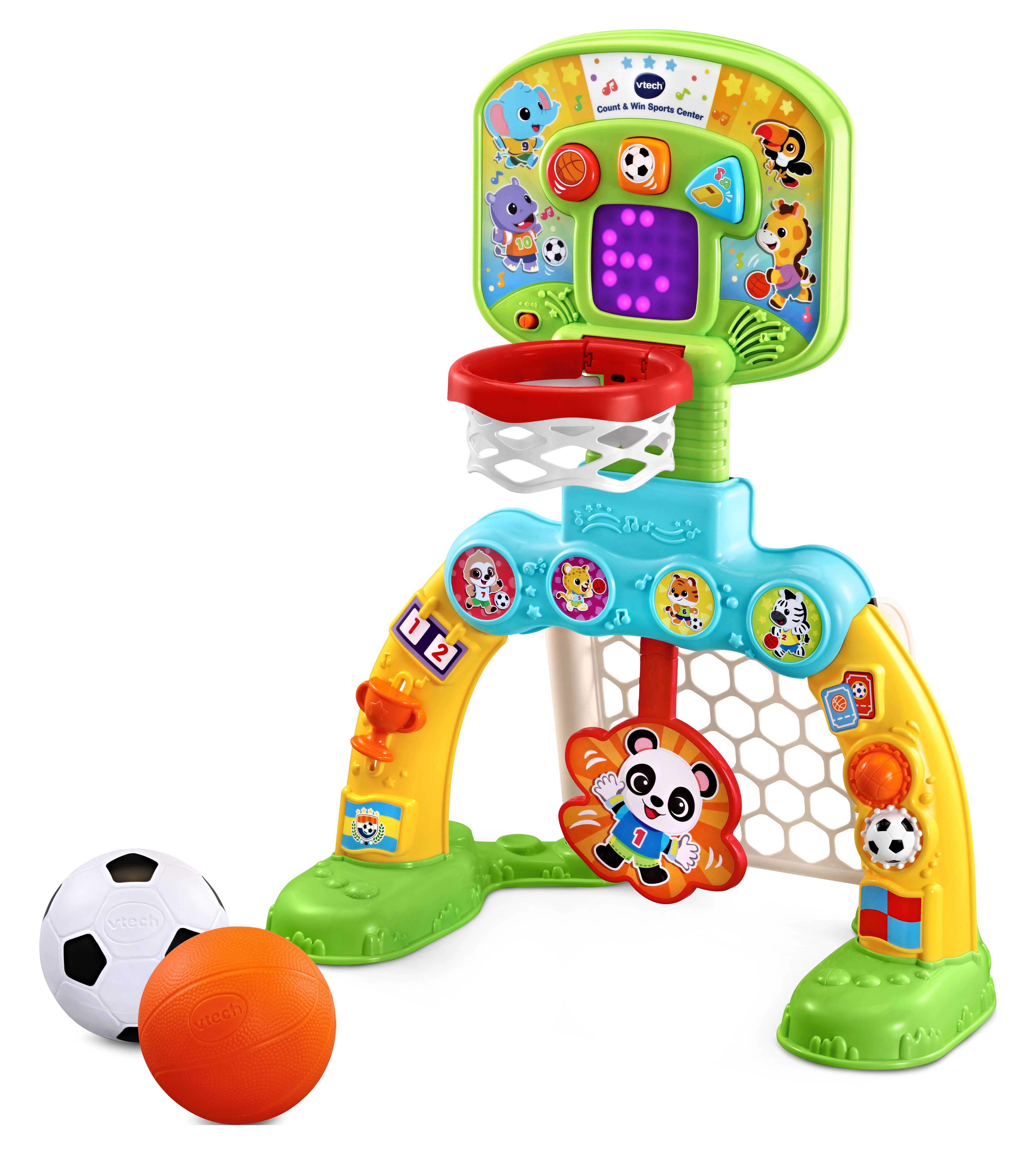 VTech Count & Win Sports Center, Basketball and Soccer Toy for Toddlers, Teaches Physical Activity - image 10 of 13