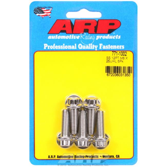 Arp 7711002 Metric Thread Bolt Kit Stainless 300 M8 X 125 25 Mm 