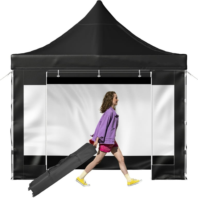 BENTISM 10' x 10' Instant Pop Up Gazebo Tent, Adjustable