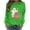 Green [Halloween Shirts for Women Clearance Sales], variant on WEIWEN Halloween Sweatshirts for Women Cute Ghost Pumpkin Graphic Crewneck Long Sleeve Sweaters for Women Spooky Season Pullover Tops Womens Fall Fashion Clothing Green, S