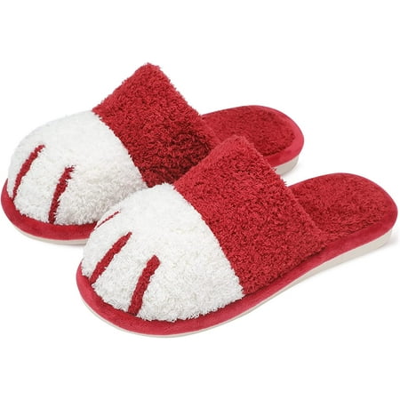 

Cute Animal Slippers for Women Winter Warm Memory Foam House Slippers Soft Cozy Booties Non-Slip Slip-on Shoes for Girls Indoor Outdoor Shoes Creative Gifts for Women Girls Girlfriend