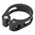 thumbnail image 2 of Abrazadera para tija de sillín de bicicleta de montaña, aleación de aluminio, liberación rápida, Clip de tubo de bloqueo para collar de tija de sillín, 34,9mm/1,4 pulgadas, negro, 2 of 10