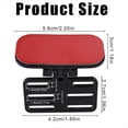 thumbnail image 3 of Rear Camera Holder,Adhesive Backup Camera Mount Dash Cam Mirror Mount Rear View Camera Bracket Reverse Camera Holde,2 x Rear Camera Holder,Black, 3 of 7