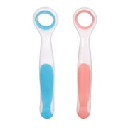 Set of 2 Baby Tongue Cleaner, Delicate Oral Care for Infants - Blue and Pink Color