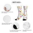 thumbnail image 6 of Crew Socks for Women Men, Happy Easter1  Moisture Running Athletic Football Striped Socks Cushion Tube Socks, 6 of 7