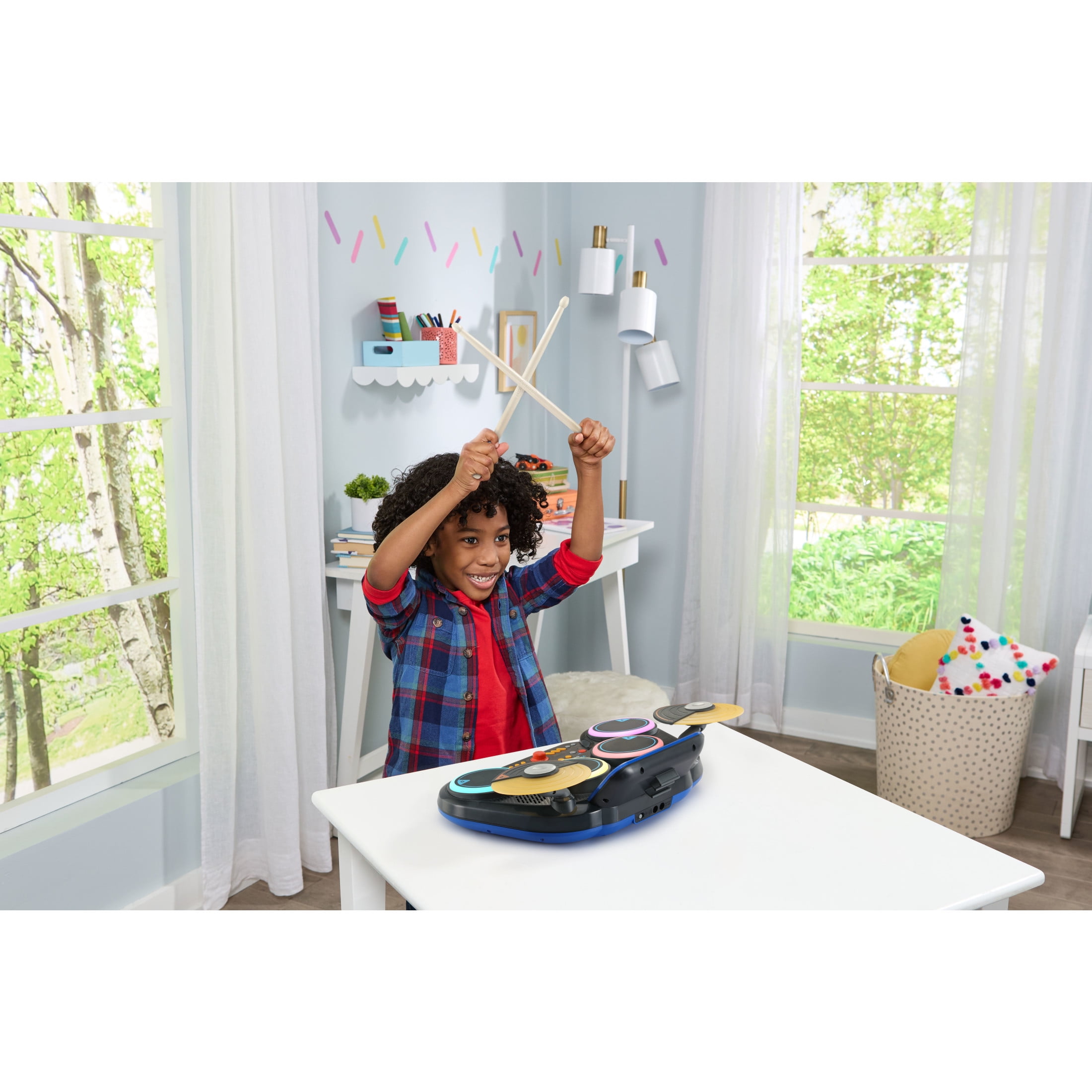 VTech Kidi Star Drum Pad with Accessories, Baby and Toddler Toys