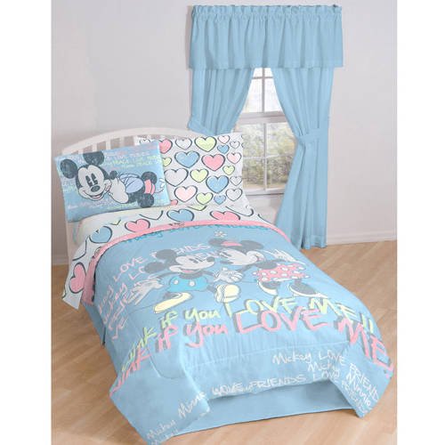 Disney Mickey and Minnie Classic Sheet Set - Walmart.com