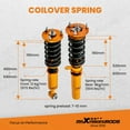 thumbnail image 4 of Maxpeedingrods Coilovers Suspension for BMW 5-Series E39 1995-03 523i,525i,528i, 4 of 6