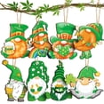 thumbnail image 5 of St Patricks Day Tree Ornament Irish Themed Wooden Hanging Pendant for Home and Party St Patrick's Day Decorations, 5 of 9