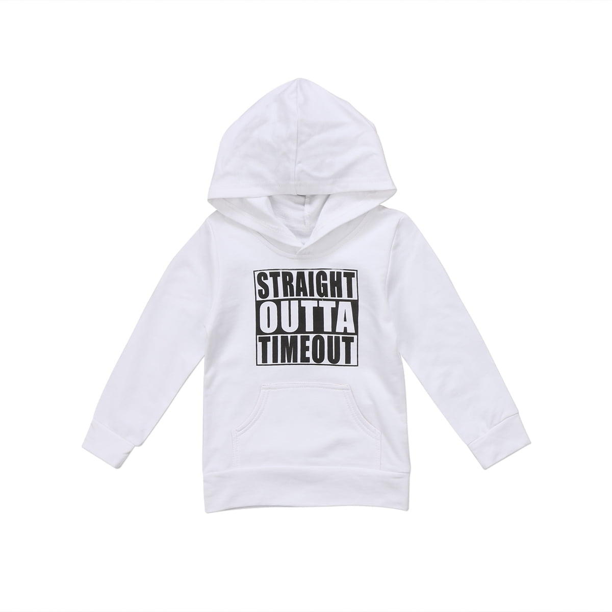 Faithtur Pull à Capuche à Manches Longues pour Bébé, Imprimé Lettre, Mode