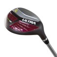 thumbnail image 5 of Wilson Ultra Womens Right Handed Super Long Golf Club Set with Cart Bag, Plum, 5 of 5