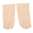 thumbnail image 3 of Half Finger Nail Gloves, Anti UV Gloves Comfortable Sunburn Protection UV Protection Not Easy To Deform  For Manicures Beige,Pink, 3 of 8