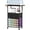 Black, variant on Organizer and Storage Stand Compatible with Cricut Machines,Rolling Storage Cart/Shelf with 24 Vinyl Roll Holders，2 Fabric Drawer,Accessories Holder,Tool Hook for Craft Room Home