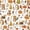 White1, variant on Fall Woodland Shower Curtain,Bear Fox Hedgehog Autumn Animal Kids Bathroom Curtain,Polyester Waterproof Decor with Hooks,36 x72 Inch