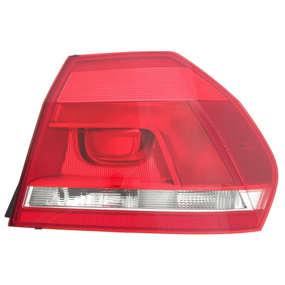 KAI New Economy Replacement Passenger Side Outer Tail Light Assembly, Fits 2012-2015 Volkswagen Passat