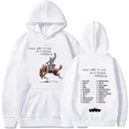 thumbnail image 2 of Sudadera con capucha de para hombre y mujer, suéter informal de los 90, con diseño de los personajes de la película Nadie saber Lo Que Va Pasar Manana, 2 of 5