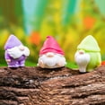 thumbnail image 4 of 10 Pcs Mini Gnomes Statues Resin Miniature Gnome Figurines Hand Painted Gnome Tabletop Ornaments for Plant Pots Micro Landscape, 4 of 8