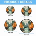 thumbnail image 6 of Ha Long Stained Glass Ornament 2025, Travel Landmark Christmas Decoration, Holiday Keepsake Gift, Collectible Souvenir, Glass Look Hanging Decor, Xmas Tree Decoration, Festive, 6 of 6