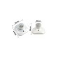 thumbnail image 3 of E27 Screw-in Ceiling Socket, E27 Garage Socket, AC 220-240V, Socket Holder for LED Light Bulb, Ceiling Light Base E27 Base, White Plastic Lamp Base for Wall Lamp, Set of 6, 3 of 5