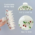 thumbnail image 2 of Wrapables Shimmering Rhinestone Hair Claw Clip for Women, Hair Accessories for Women, Cherries, 2 of 7