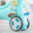 thumbnail image 3 of Kids Bikes Rocking Horse for Toddlers, Balance Bike Ride On Toys with Push Handle, Backrest and Balance Board for Baby Girl and Boy, Unicorn Kids Riding Birthday (Blue),Kids Riding Toys, 3 of 7