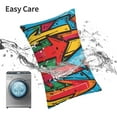 thumbnail image 6 of Vsdgher Colorful Arrow Graffiti Pattern Pillow Cases, Pillow Covers - suit sofa or office-14"x20", 6 of 6