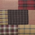 thumbnail image 4 of VHC Brands Wyatt Bedding Accessory, Standard Sham 21x27, Patchwork Tan, 4 of 6